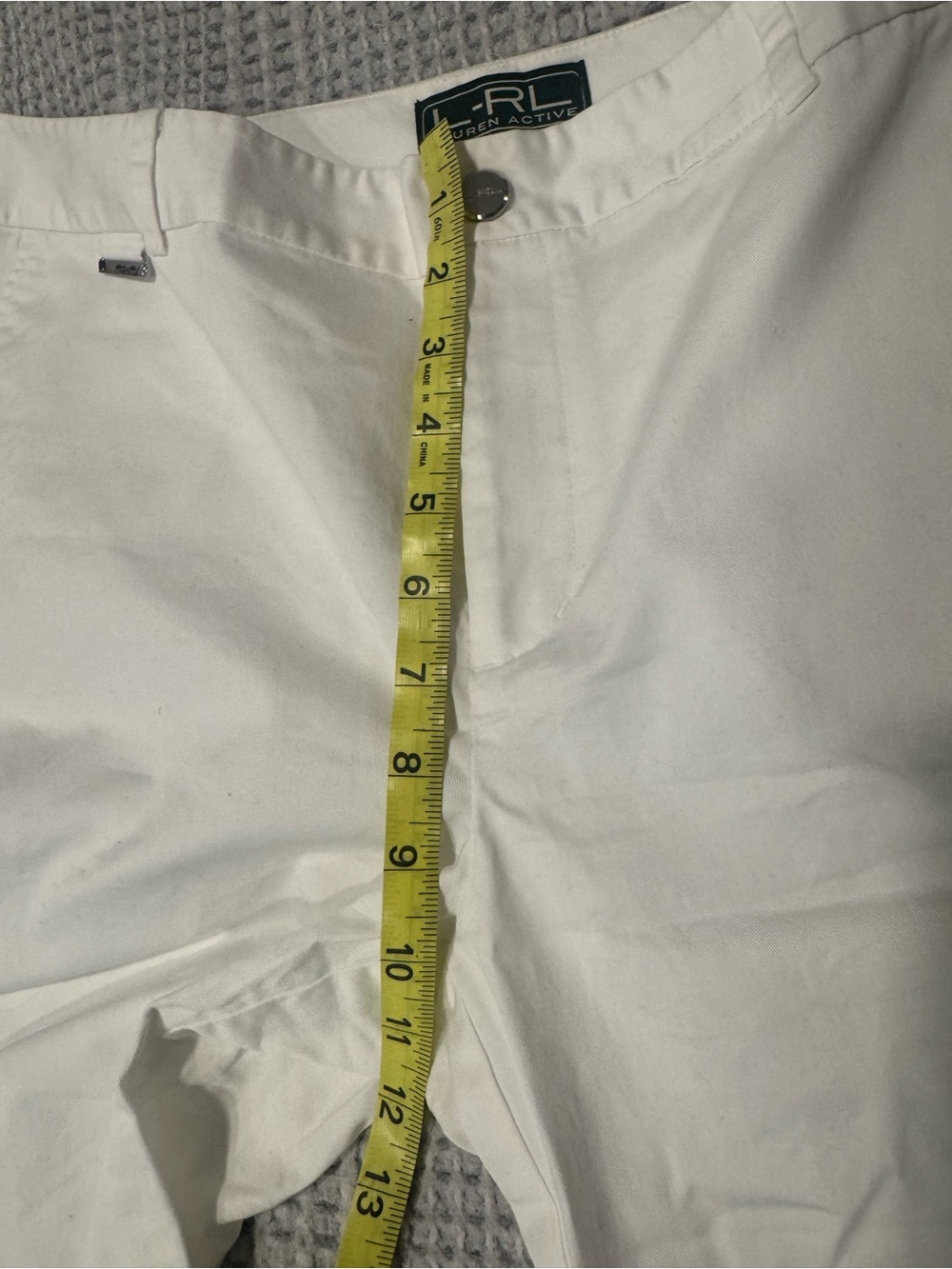 Lauren Ralph Lauren White Bermuda Shorts Lightweight Summer Essential - Picture 10 of 11